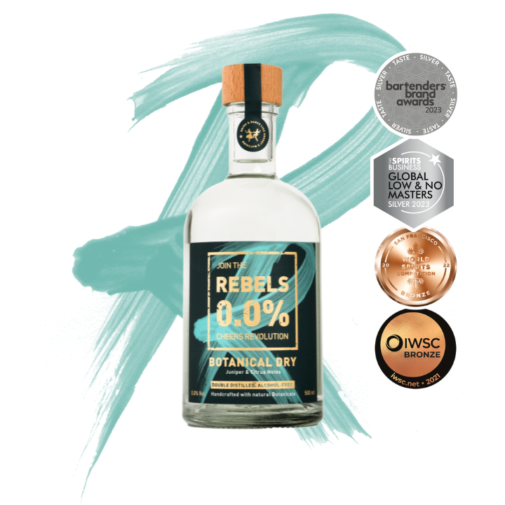 REBELS 0.0% BOTANICAL DRY (alcohol-free Gin Alternative)