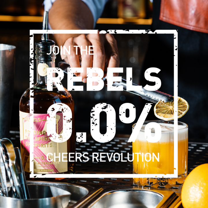 REBELS 0.0% SWEET AMARETTI (alcohol-free Amaretto Alternative)